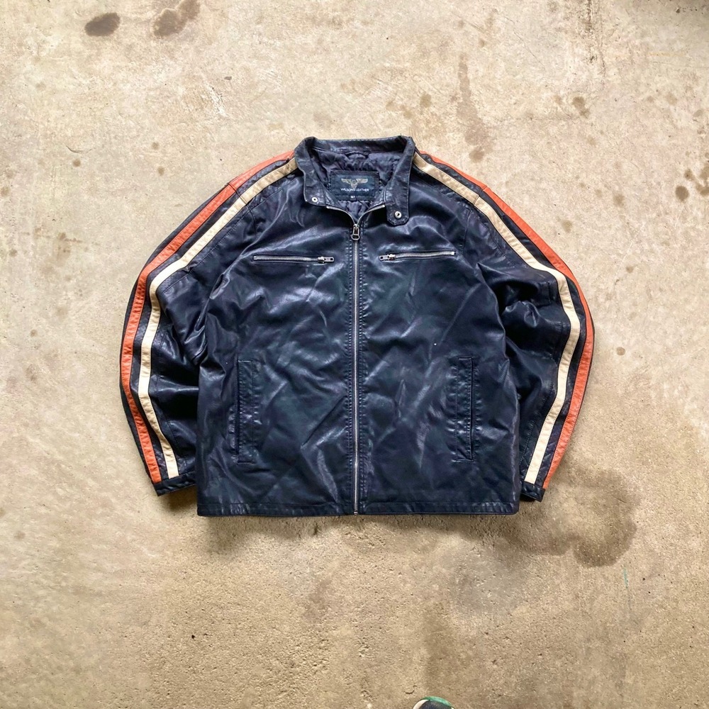 vintage wilsons leather racing jacket